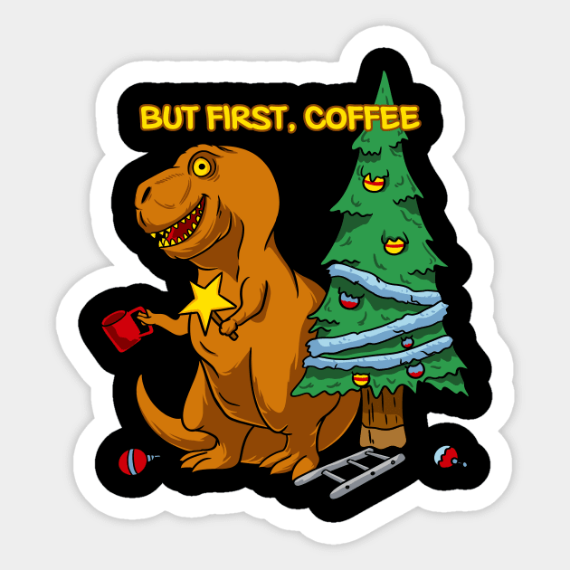 but first coffee Sticker by opoyostudio